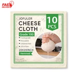 10PC Grade 100 Cheesecloth 20X20 Hemmed Unbleached Cotton Strainer Reusable Cook. Fixed Price $9.99.