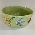 Gibson Claire Murray "fruit Berries" Large Serving Bowl 10 3/4" X 5 1/4". Fixed Price $24.95.