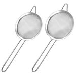 Harewu Pack Fine Mesh Strainer, Small Stainless Steel Sieves With 1, 2PCS. Fixed Price $9.46.