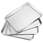 Baking Sheets Set Of 5, Bastwe Stainless Steel Pan Tray Cookie Sheet, .... Fixed Price $37.10.