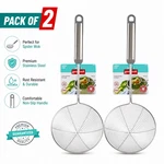 Goodcook Pro Spider Wok Strainer Stainless Steel 13.5IN Handle 2 Pack. Fixed Price $22.99.