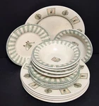 Pfaltzgraff Naturewood 15 Pieces Service For (dinner, Salad Plate & Soup Bowl). Fixed Price $99.98.