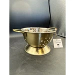 Now Designs Gold Steel Colander 1 Quart - New With Tags. Fixed Price $15.00.