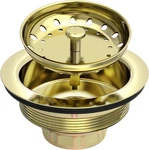 3-1/2 Inch Gold Kitchen Sink Drain Assembly Strainer With Stainless. Fixed Price $35.97.