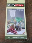 Mirro Chef Select 1652 Jelly Strainer, 15" H, Silver. Fixed Price $12.50.