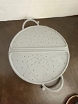 Euc Kuhn Rikon Splatter Guard Foldable Silicone Gray 10 Round. Fixed Price $19.89.