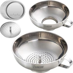 Premium Canning Funnel With Strainer For Regular And Wide Mason Jars Stainless. Fixed Price $17.79.
