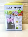 Hamilton Beach Stack And Press Food Chopper Model: 72850 - 3 Cup. New In Box. Fixed Price $17.99.