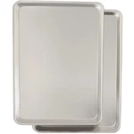 Commercial Quality Aluminum Half Sheet Pan Set, 2-PACK, 18X13" Umite Chef. Fixed Price $32.97.