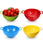 4 Pack Mini Colander For Kitchen Plastic Berry Strainer With Double Handles 7.5. Fixed Price $25.16.