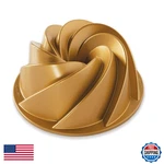 Nordic Ware Heritage Bundt 6 Cup Gold 90077. Fixed Price $51.84.