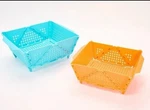 Kuhn Rikon 2 Piece Folding Colander Baskets Aqua/tangerine K65360 Qvc Storage. Fixed Price $10.35.