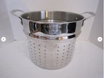 Cuisinart Large Stainless Steel Steamer Strainer 64112-24 Euc 8QT. Clean. Fixed Price $22.99.