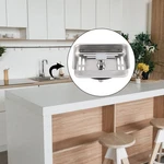 Square Stainless Steel Sink Strainer With Post Stopper Home And Kitchen New. Fixed Price $16.11.