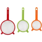 Farberware Professionals Red, Green & Orange Strainer Set 3. New,usa.. Fixed Price $14.84.