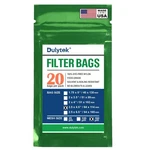 Dulytek Premium Nylon 20 Pcs Filter Bags, 160 Micron, 2.5" X 4.5", Double-sti.... Fixed Price $27.65.