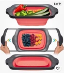 Xl Large Kitchen Strainer By Comfify Collapsible Silicone Over-the-sink Freshp. Fixed Price $19.99.