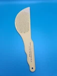 Vintage Yellow Handle Pot Pasta Strainer. Fixed Price $12.00.