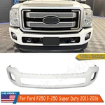 White Platinum Steel Front Bumper Face Bar Fit Ford F250 F450 Super Duty 11-16. Fixed Price $300.10.