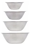 Sori Yanagi Zaru Punching Strainer 4-PIECE Set Stainless Steel Japan 316076. Fixed Price $164.03.