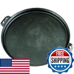 Camp Chef 14-INCH Cast Iron Pizza Pan More CIPZ14. Fixed Price $66.46.