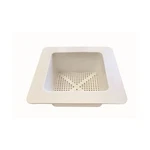 Krowne 30-141 Floor Sink Strainer 8"X8" Plastic Black Drain 11.75"X11.75". Fixed Price $59.15.