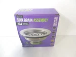 Kone 3-1/2" Kitchen Sink Assembly With Strainer Basket/drain Stopper. Fixed Price $14.20.
