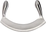 8.7''STAINLESS Steel Mezzaluna Knife-salad Chopper Rocker Pizza. Fixed Price $19.99.