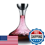 Houdini Wine Decanter With Shower Funnel And Sediment Strainer, Off-white,. Fixed Price $62.63.