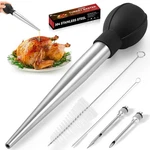 Olesbur Stainless Steel Turkey Baster For Cooking & Kitchen - Syringe .... Fixed Price $36.49.