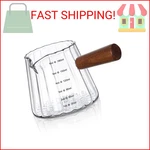 Joeyan 6 Oz Glass Measuring Cups With Spout,borosilicate Triple Pitcher. Fixed Price $13.07.