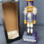 Minnesota Viking Nutcracker(ut). Fixed Price $12.00.