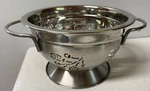 Norpro Stainless Steel Berry Design Colander Strainer. Fixed Price $10.00.