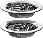 2 Pack - 4.5" Top / 3" Basket Kitchen Sink Drain Strainer Large Food Ca. Fixed Price $9.85.
