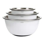 Oxo Good Grips 3 Pc Stainless Steel Mixing Set Non Slip Nesting. Fixed Price $53.99.