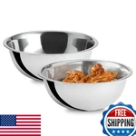 Ocs Parts 3 Quart Mixing Bowls Set 2 9.75-INCH Stainless Steel Profession. Fixed Price $43.14.