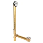 Fine Fixtures Bathtub Shower Drain - 20 Gauge Brass Tubing, Trip Lever Overfl.... Fixed Price $256.09.