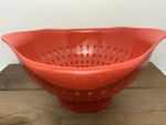 Preserve Large Red Colander 100% Recycled Plastic Made In Usa Heavy Duty Handled. Fixed Price $19.76.