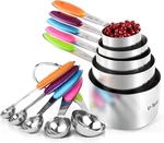 Measuring Cups : U-taste 18/8 Stainless Steel And Spoons Set Of. Fixed Price $60.99.