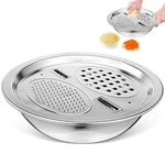 Pretyzoom Multifunctional Draining Basket Kitchen 25.50X25.50X6.80CM, Silver. Fixed Price $26.07.