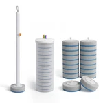 Disposable Toilet Cleaning Brush Kit With 18 Refill Heads, One-press Release,.... Fixed Price $11.78.