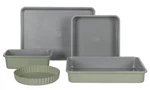 Sur La Table Kitchen Essential Carbon Steel Bakeware Set 5-PIECE, Nonstick. Fixed Price $83.93.