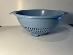 Vintage Villa Colander Strainer Federal Housewares Chicago Dusty Sky Blue. Fixed Price $9.60.