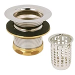 Westbrass Junior Basket Style Bar Sink Strainer, Polished Nickel, D218-05. Fixed Price $56.99.