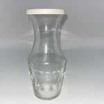 Vintage Mcm Salad Dressing Cruet Glass Shaker Bottle With Lid Kitchen. Fixed Price $8.00.