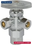 Eastman Multi-turn Dual Outlet 3-WAY Shut-off Valve, 1/2 Inch Cpvc X 3/8 Od. Fixed Price $24.81.