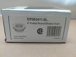 Delta DT051411-BL Prefab Round Shower Drain Matte Black. Fixed Price $37.97.