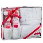 Home Spa Gift Basket Luxury Bathrobe & Slipper Box For Her, Pink Peony Scent. Fixed Price $55.99.