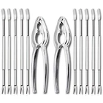 Artcome 12 Pieces Seafood Tools Set Including Lobster Crab Crackers. Fixed Price $13.09.