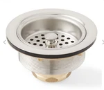 Monogram Brass MB171SS Sink Strainer Basket Stainless Steel 3-1/2" Signature GC6. Fixed Price $14.39.